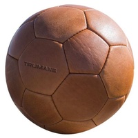 Balones de Fútbol y Baloncesto de Cuero Genuino Hechos a Mano, Estilo Vintage, con Logotipo Personalizable