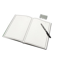 Journal/Agenda en papier pierre format B5 de haute qualité, couverture en cuir PU écologique, stylo effaçable, bon prix promotionnel Da Vinci's