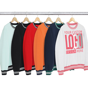 Jersey en blanco unisex para hombre, conjunto de Sudadera con capucha de gran tamaño, sudadera lisa de cuello redondo para hombre, sudaderas con capucha de algodón 100% con logotipo personalizado OEM - Product Image 1