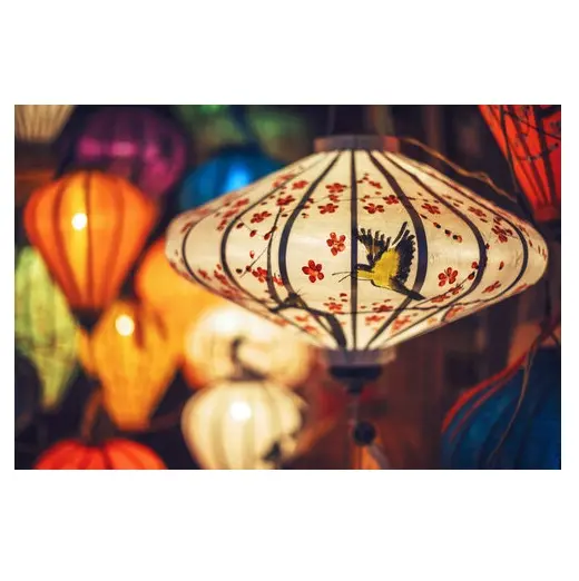 Zijde Lantaarns Voor Decoratie/Vietnam Lantaarns In Zijde En Bamboe (Lee Tran : + 84987731263)