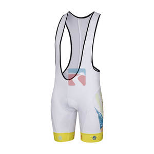 Vente en gros de shorts de cyclisme pour hommes de haute qualité, rembourrés COOLMAX, en Spandex et Polyester 160g, teints en pièce, séchage rapide, antibactériens - Product Image 5