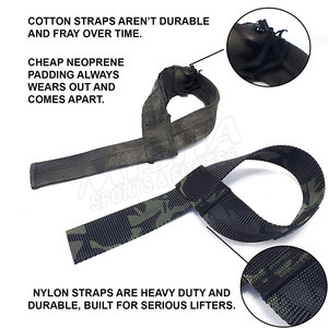 <b>Best</b> Quality Weightlifting Straps <b>Wrist</b> <b>Support</b> Straps Custom Made Straps - Product Image 2