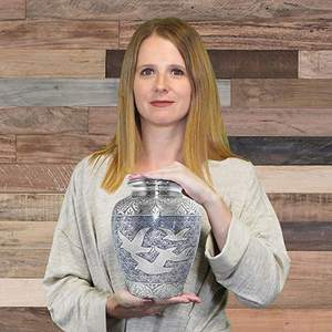 Top Quality Best Selling Cremation <b>Urns</b> Metal for Adult <b>Large</b> Aluminium High Cremation <b>Urns</b> Metal - Product Image 6