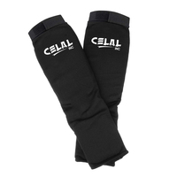 Protections de tibias pour arts martiaux, taekwondo, karaté, protection professionnelle, rembourrage en mousse jumbo, super extensible, élastique, pour entraînement MMA
