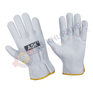 Guantes de conductor de cuero de vaca de alta calidad Guantes protectores de seguridad contra impactos Mecánicos automáticos Guante de jardineros a prueba de espinas - Product Image 2