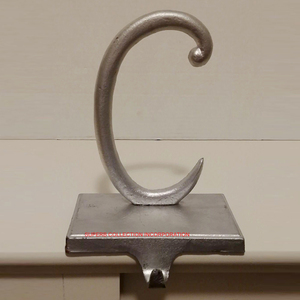 Sier Support de bas en feutre de table en aluminium pour la maison et les décorations de Noël - Product Image 1