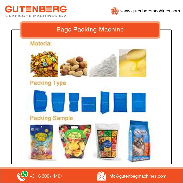 Exhibiting Highest Quality Automatic Grade Stainless Steel Bags Packing Machine