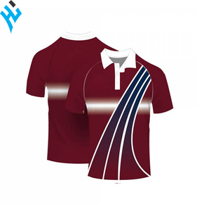2025 nueva tendencia 92% poliéster 8% spandex sublimación impresión deporte camisetas de golf lisas logotipo personalizado secado rápido hombres Polo camiseta - Product Image 1