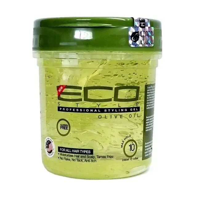 Eco styler gel profissional, azeite, max hold 8 oz