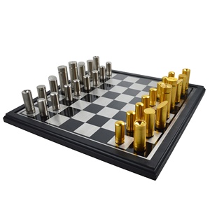 Các Bộ Cờ Vua Tốt Nhất Và Thú Vị Nhất Mà Bạn Có Thể Mua Trò Chơi Trực Tuyến Với Thiết Kế Kim Loại Rắn Nhà Chơi Trò Chơi Với Tươi Đánh Bóng - Product Image 5
