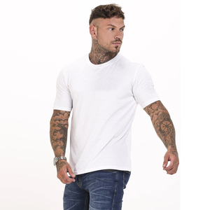 T-shirt à manches courtes en coton pour hommes, jersey respirant tricoté, échantillon personnalisé d'impression numérique, motif de logo de grande taille - Product Image 3