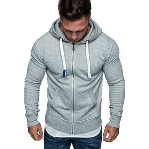 Los hombres marrón de los hombres de moda Casual Hip Hop impreso Sudadera con capucha para venta - Product Image 3