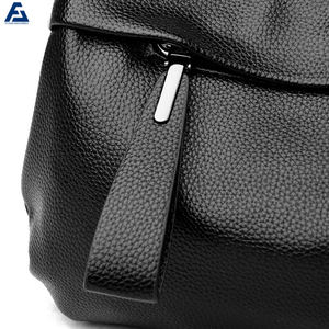 Bolsos cruzados personalizados para mujer, bolsos de hombro de cuero genuino a la moda, color personalizado, espalda de mano, forro de cuero genuino con cremallera - Product Image 6