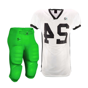 Maillot de football de haute qualité en polyester 280G, streetwear personnalisé, maillot de football américain avec broderie sublimée, uniformes - Product Image 5