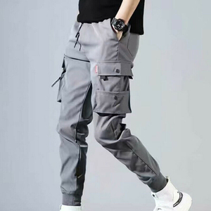 Pantalon Cargo tactique de rue pour hommes, livraison gratuite, style Hip Hop, jogging, poches multiples, culotte de pêche, à la mode - Product Image 5