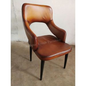 Offre Spéciale Chaises longues d'hôtel de style italien de luxe Chaise en cuir de restaurant de café en microfibre - Product Image 4