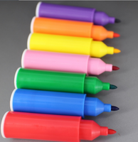 Marqueur permanent mini format Hang Kei de haute qualité, non toxique, à pointe pinceau, largeur d'écriture 4 mm, options multicolores, prix usine