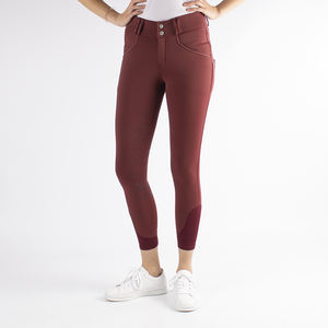 Culotte d'équitation personnalisée vêtements équestres vêtements de sport pantalons collants vente en gros 4 sens extensible silicone Grip culotte d'équitation - Product Image 2