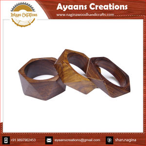 AYAANS 2024 Best Selling Retro Unpolished Wood Bangles Excellent Quality <b>Cuff</b> for Bulk Supply <b>Fashionable</b> and Unpolished - Product Image 6