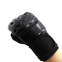 Guantes de boxeo profesionales MMA, de cuero de vaca y microfibra de PU, venta al por mayor
