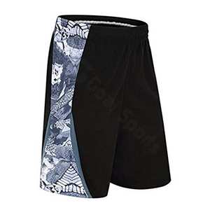 Pantalones cortos de baloncesto de sublimación de dos caras de alta calidad con bolsillos Precio razonable Ropa de baloncesto hecha en paquete - Product Image 4