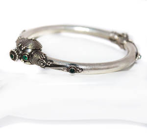 Bracelet en argent Sterling 925, bijoux sous forme de pierres précieuses d'émeraude, style Vintage, vente en gros - Product Image 3