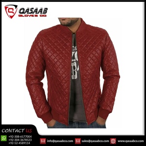 Wholesaler Breathable Men's Genuine Lambskin Leather Jackets With Zipper for Spring and Autumn Motorcycle Fashion Jackets - Product Image 3