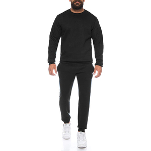Logo personnalisé OEM Ensemble de jogging unisexe en coton/polyester écologique et respirant Vêtements de sport Survêtement Vêtements de sport d'hiver pour adultes - Product Image 3