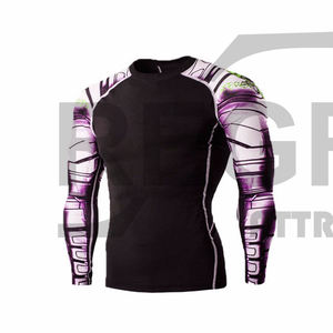 Sujetador deportivo Top Fitness erupción Atlético T camisas Homme Popeline Col Rond Sous Vetement Femme personalizable Uniformes - Product Image 1