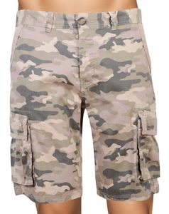 Pantalones Cortos de Camuflaje con Múltiples Bolsillos, Estilo Cargo, Corte Holgado, para Ocio, Uso General, Pantalones Cortos de Verano para Hombre - Product Image 5