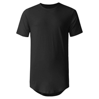 Camiseta Oversize de Hip Hop para Hombre, 100% Algodón Orgánico Tejido, Tallas Grandes, Diseño Liso, Manga Corta, Transpirable, Secado Rápido, Ecológica