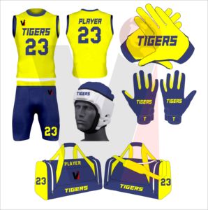 Uniforme de fútbol sublimado, 7 en 7 juegos, vafir, bolsa, guantes de fútbol - Product Image 1