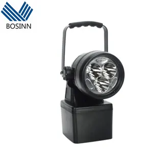 Flashlight with Magnet Explosion Proof Torch Lamp Garage Container Warehouse Working Light Portable Search Lights