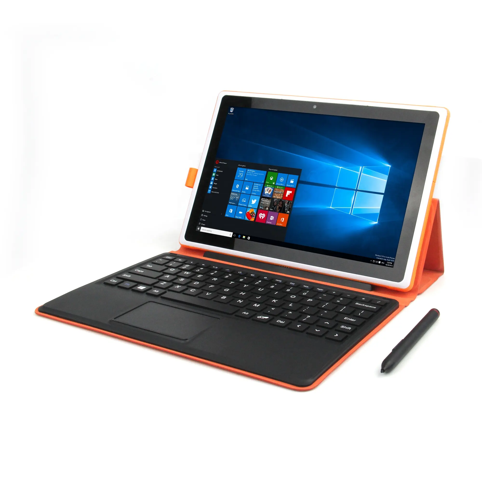 Usine OEM PC Windows10 Tablet 10.1 pouces 2in1 Détachable Windows10 Tablet comme Surface