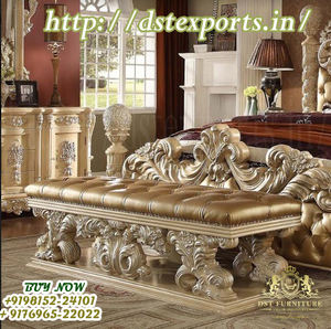 Luxury <b>King</b> Size Double Bed in <b>Crown</b> Style Maharaja Style Wooden Carved Bedroom Furniture Wooden Crafted Luxury <b>Crown</b> Bed - Product Image 2