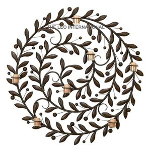 Aluminum Metal Unique Shape Brown Finished <b>Wall</b> Scones Luxury Handmade Home <b>Wall</b> <b>Lighting</b> Decoration - Product Image 3