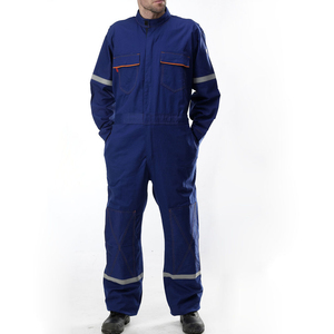 Xây Dựng Đầy Đủ Cơ Thể Làm Việc Coverall Polyester An Toàn Đồng Phục Với Huỳnh Quang Tính Năng Cho Kho Quần Áo - Product Image 3