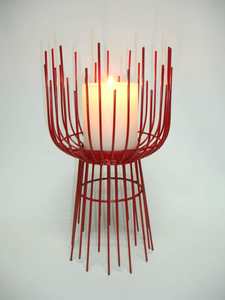 Support de bougie décoratif pour la maison, vente chaude, en métal, élégant, porte-bougie pilier, décoration de mariage, porte-bougie en aluminium - Product Image 4