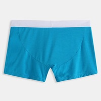 Großhandel Bangladesch Herren Atmungsaktive Modal-Boxershorts mit Aufdruck, Weiß, Mittlere Taillenhöhe, Unterwäsche mit Tasche