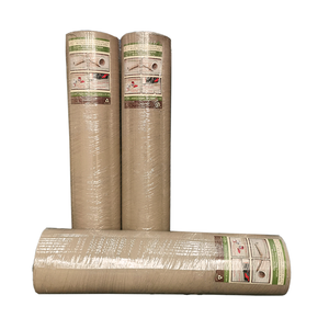 Rouleau de papier de Protection de sol en bois dur, 1 rouleau, grammes Standard, 450 GSM, pour protéger les sols en bois dur pendant la Construction - Product Image 2