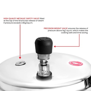 Nồi Áp Suất Cấp Thực Phẩm Nắp Ngoài <span class=keywords><strong>2</strong></span> <span class=keywords><strong>Ltr</strong></span> Nồi Áp Suất Không Cảm Ứng Để Bán Với Giá Bán Buôn - Product Image 4