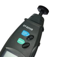 Tachometer Kontak Digital DT-6235B, Pengukur RPM, Pengukur Kecepatan Permukaan, Speedo