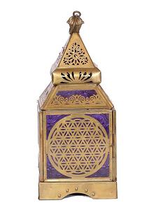 Lanterne en métal marocain brillant, multicolore, fait à la main, offre spéciale, - Product Image 4