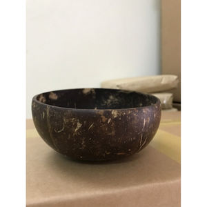 Tazón de cáscara de coco ecológico de la marca EUTECH al por mayor artesanía de Vietnam diseño de logotipo personalizado artesanía natural pulida para el hogar - Product Image 2