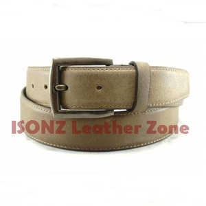 Bracelet en cuir de vachette avec plaque en alliage pour boucle Matériau de ceinture durable - Product Image 1