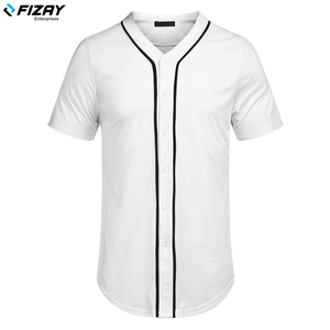 Fizay ชุดเครื่องแบบเบสบอลน้ำหนักเบาไม่มีแขนสวมใส่สบายสำหรับผู้เล่นมืออาชีพผู้ใหญ่ - Product Image 4