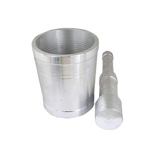 Producto en Oferta, Herramienta para Triturar Jengibre y Ajo, Accesorios de Cocina, Mortero y Maja, Acabado Plateado Antiguo, Molienda Manual - Product Image 2