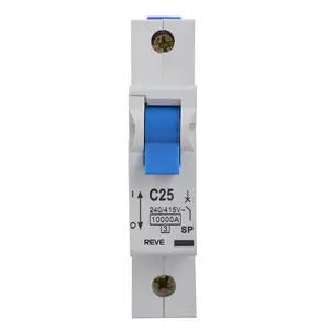 Reve 10A B-Curve Single Pole ISI Marked Miniature Circuit Breakers - White