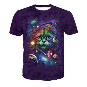 Camiseta de manga corta con estampado 3D para hombre, ropa deportiva masculina de verano, a la moda, nueva, 2019 - Product Image 6