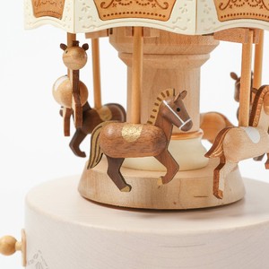 Bán buôn cứng Maple Merry-GO-Round tay cranked đa-xoay hộp âm nhạc với Kinder symphonie <span class=keywords><strong>Carousel</strong></span> - Product Image 3